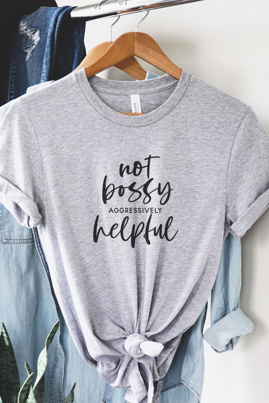 Not Bossy, Aggressively Helpful Tee