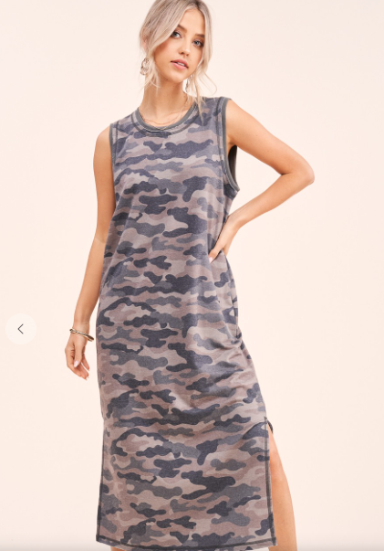 Camo Maxi Dress