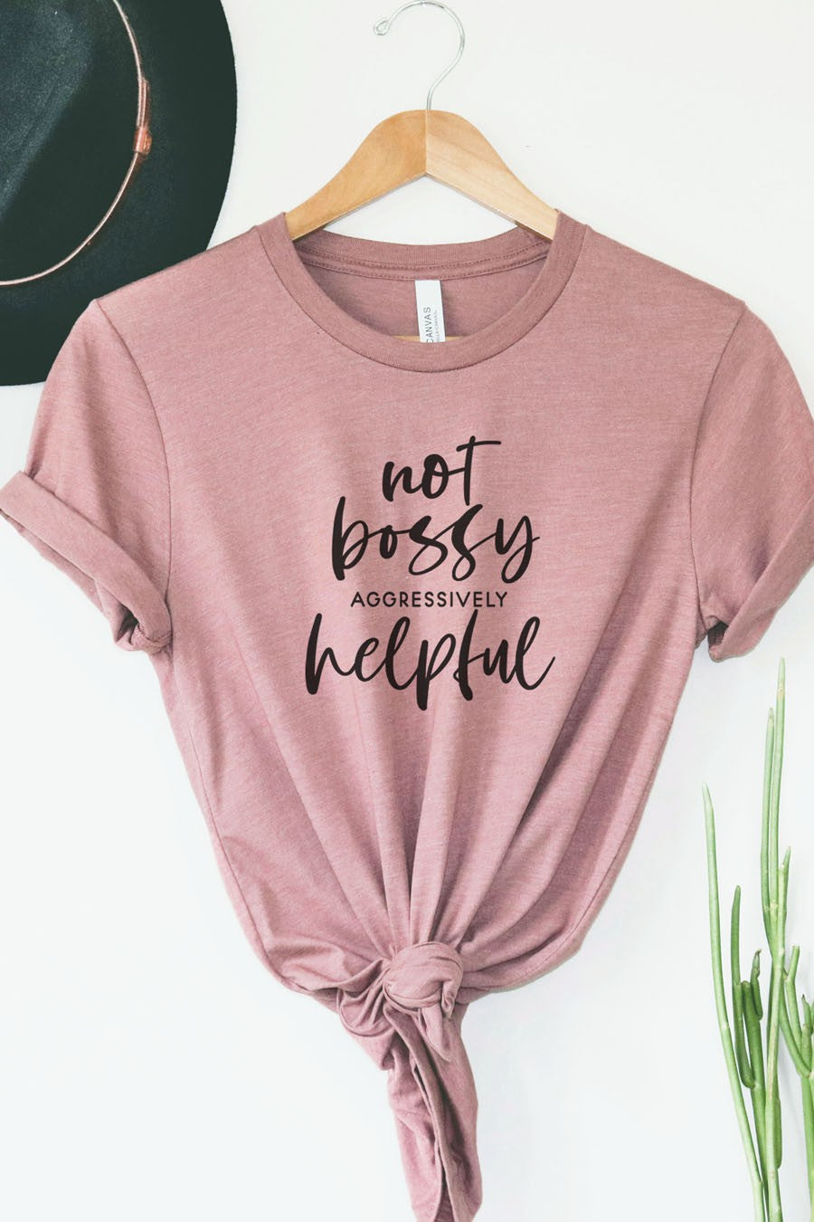 Not Bossy, Aggressively Helpful Tee