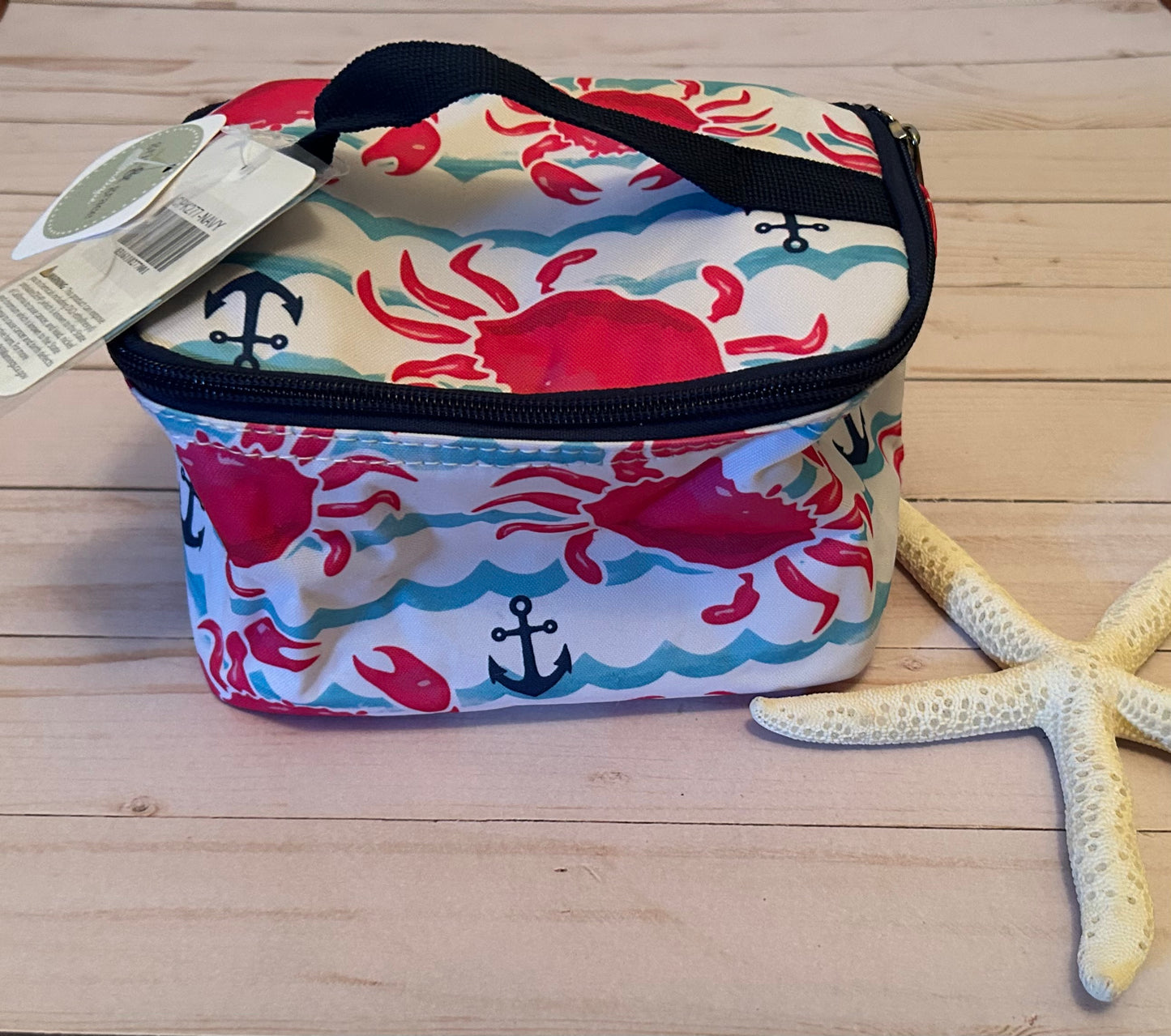 Crab Island Cosmetic Bag