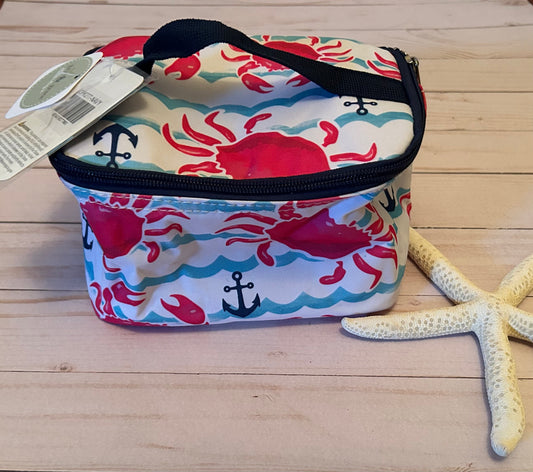 Crab Island Cosmetic Bag