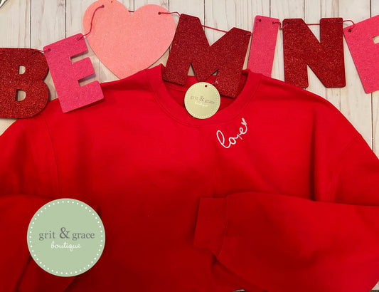 Love Sweatshirt - 2 color options
