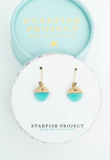 Refresh Earrings in Aqua