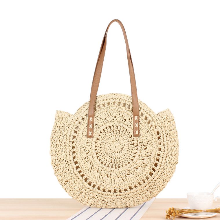 Straw Beach Bag